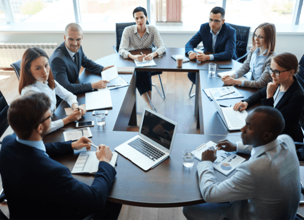 Photographer holding camera