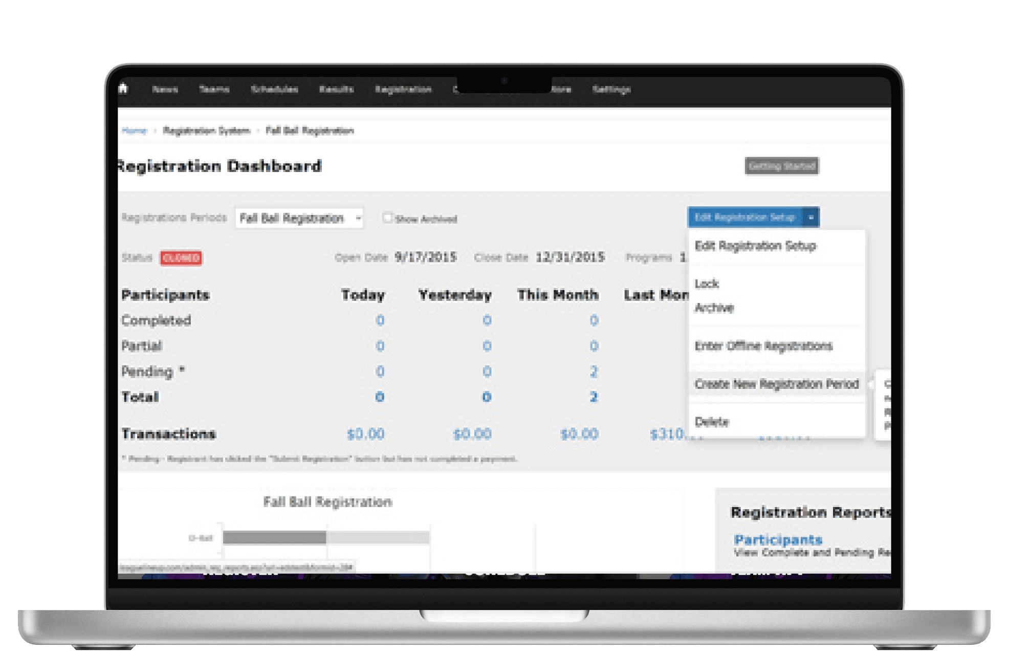 LeagueLineUp Legacy Platform