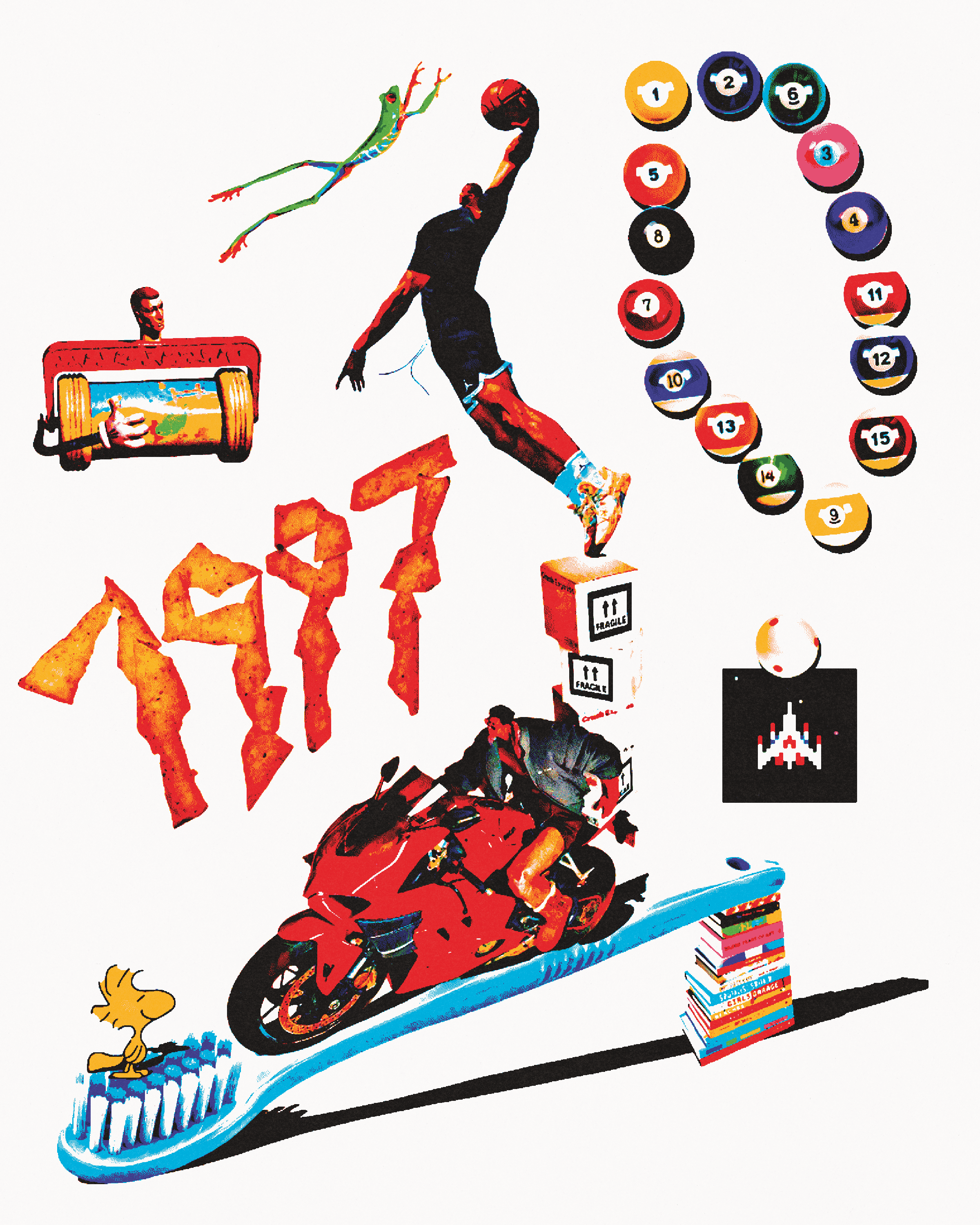 a blurry photo of a person standing in front of a wall