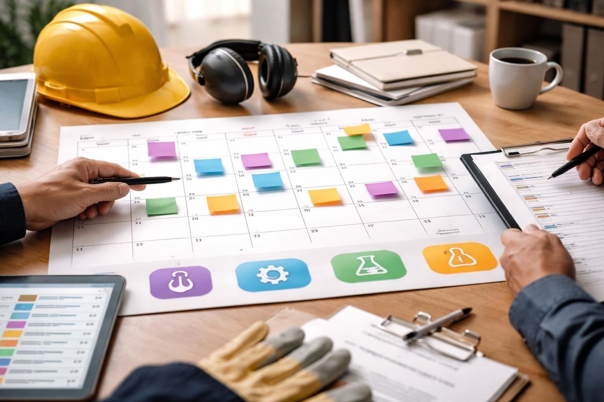Equipment inspection scheduling