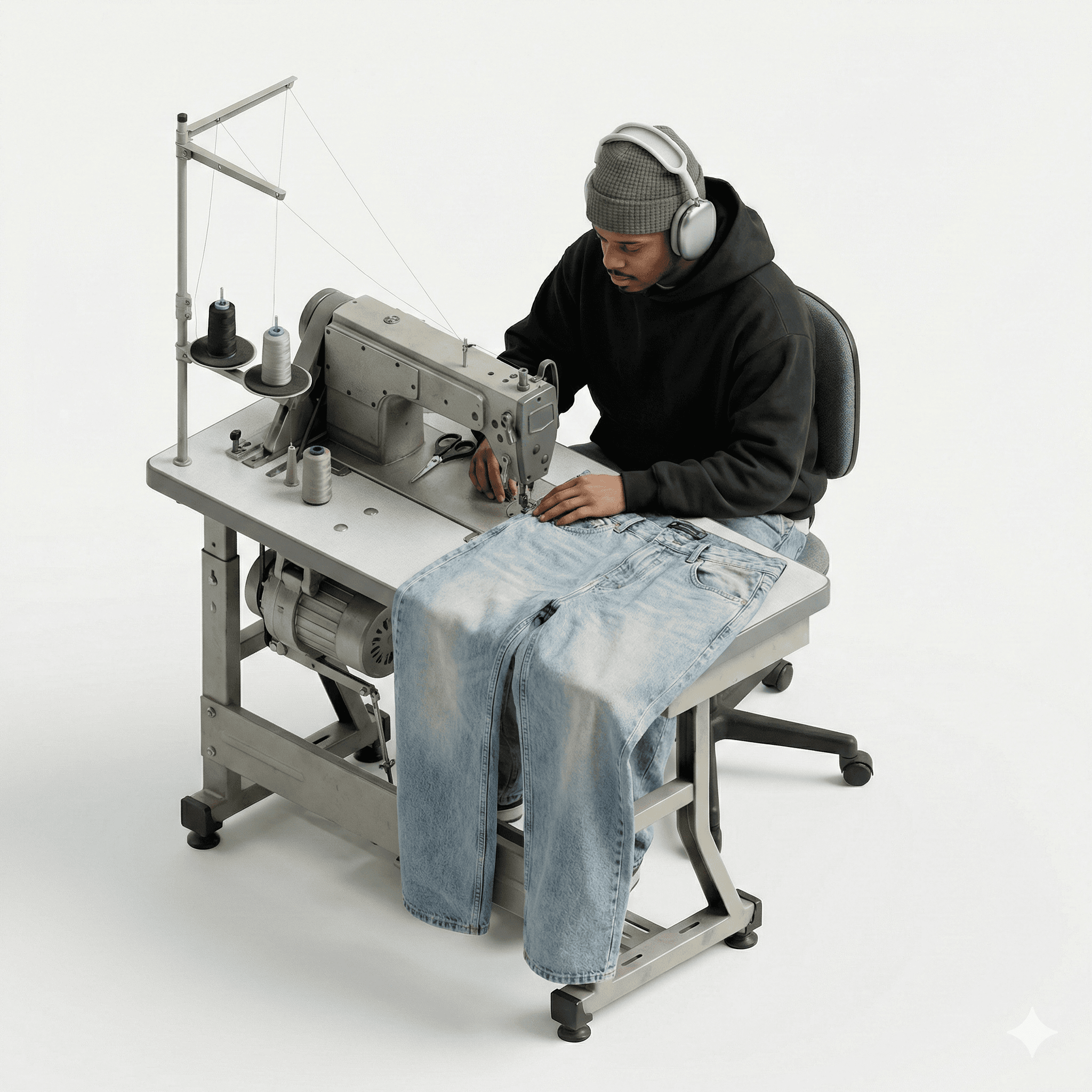 A thoughtful young person with dark hair gazes to the side, captured in soft black and white lighting.