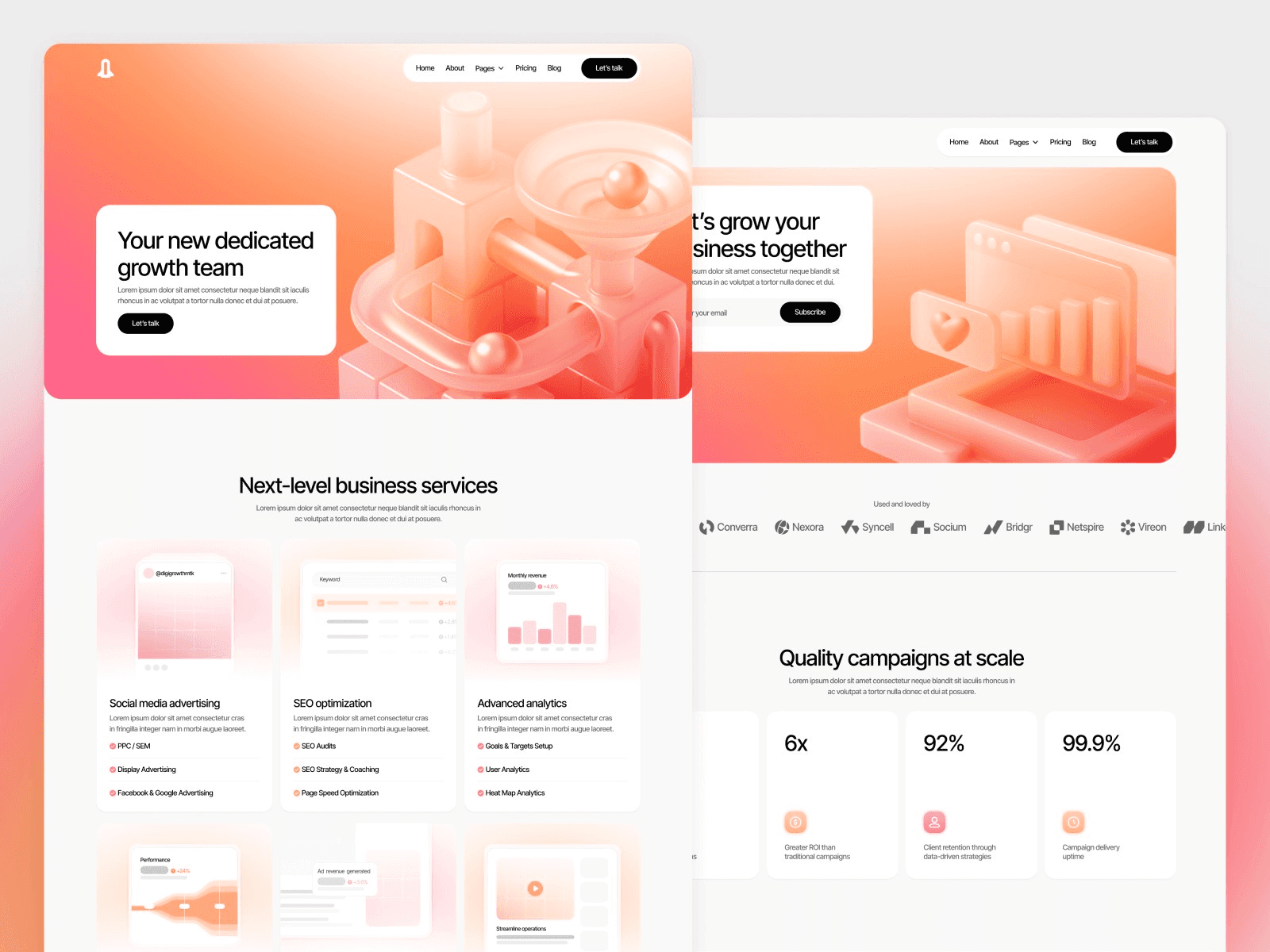 Top 10 Digital Marketing Website Templates - Digigrowth