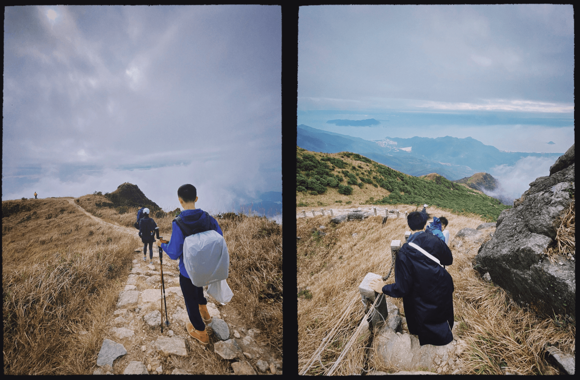 登山旅途中风景