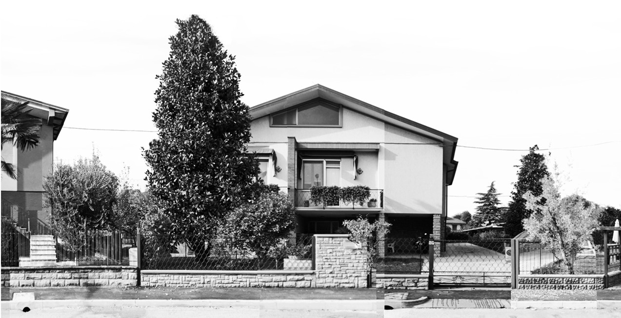 Small workshop with a metal table in the middle