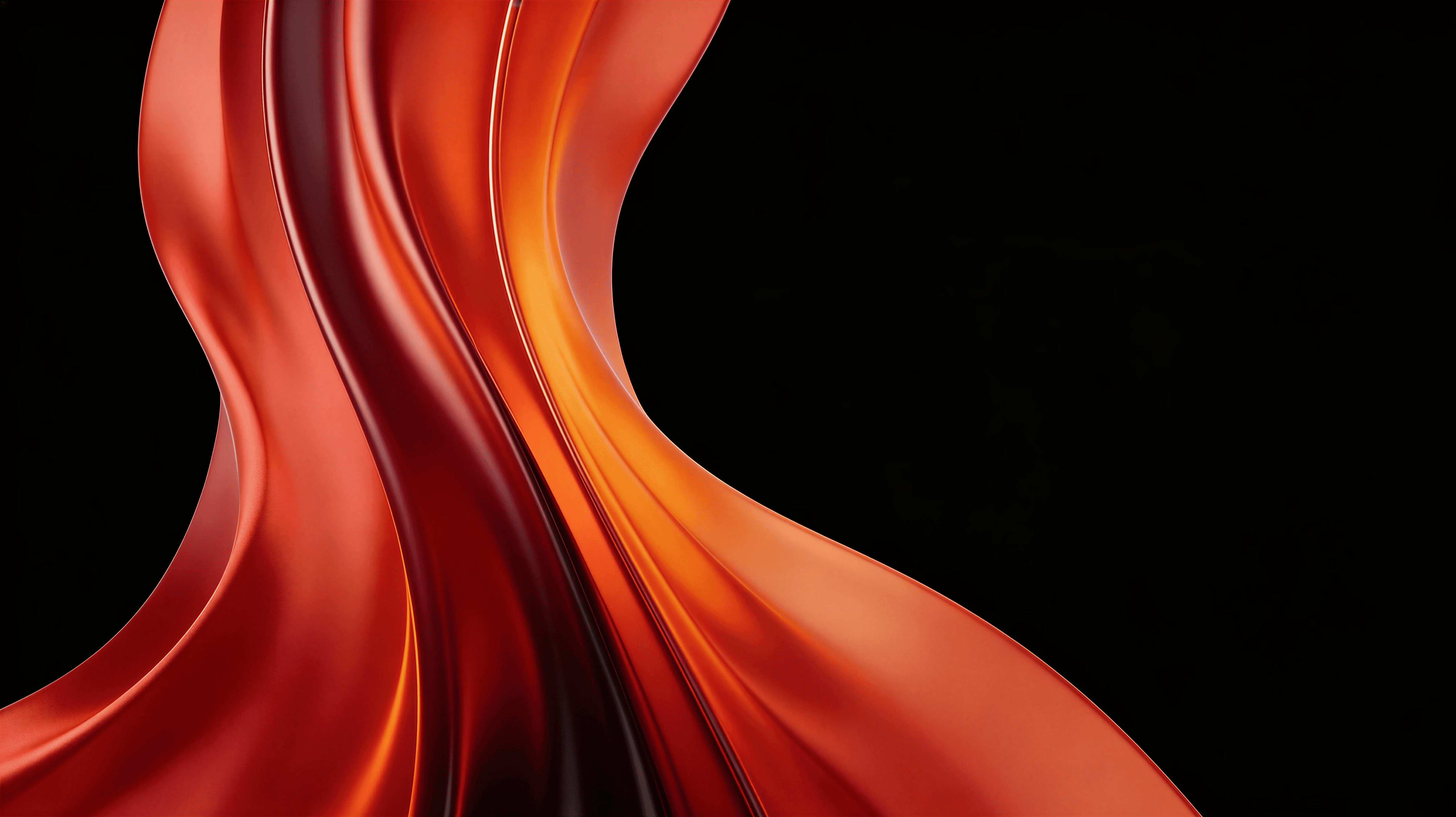 Abstract dark blue and brown waves