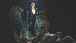 Das Phantom der Oper in London. Dean Chisnall als Das Phantom. Foto von Johan Persson