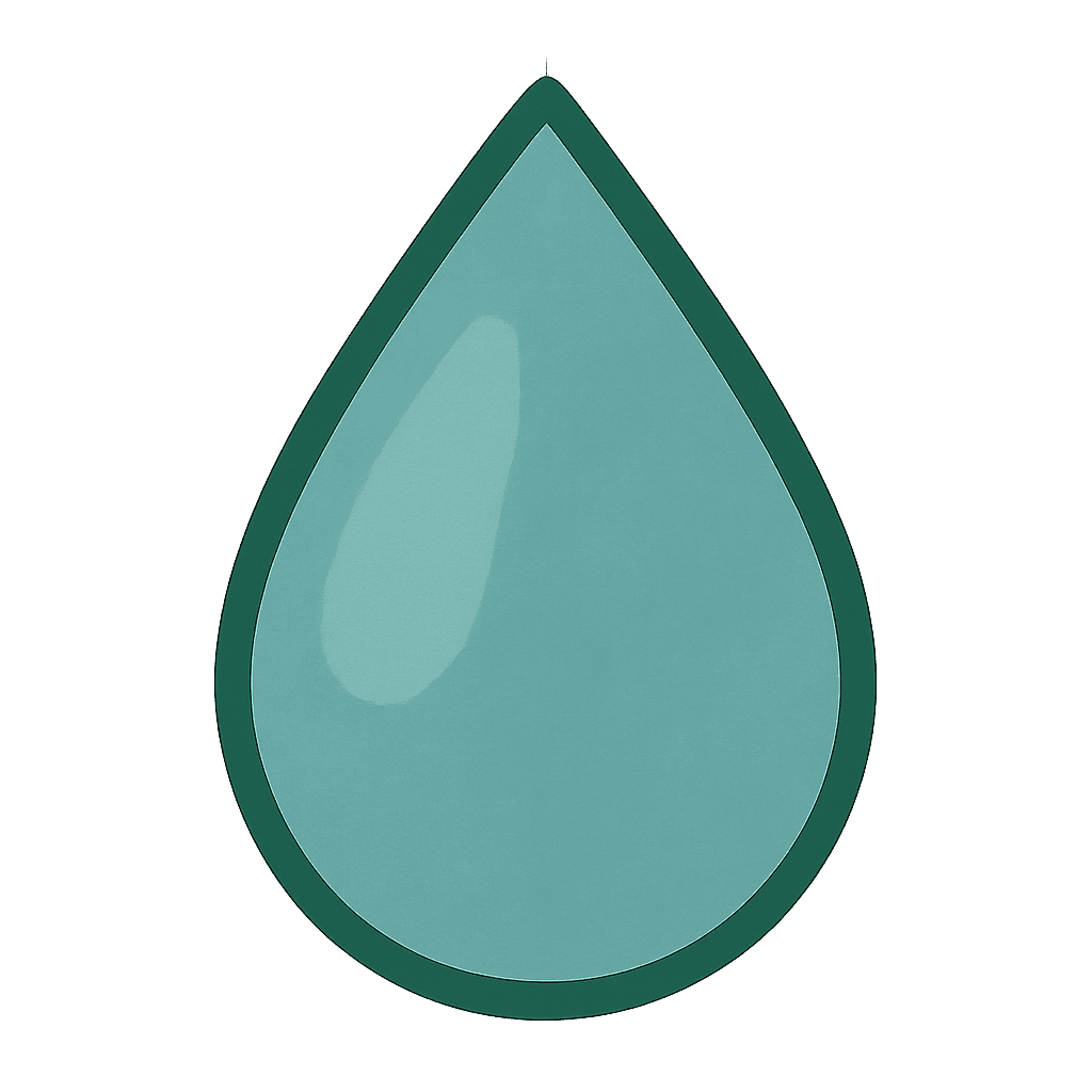 Icon von einem Wassertropfen - Maximale Frische