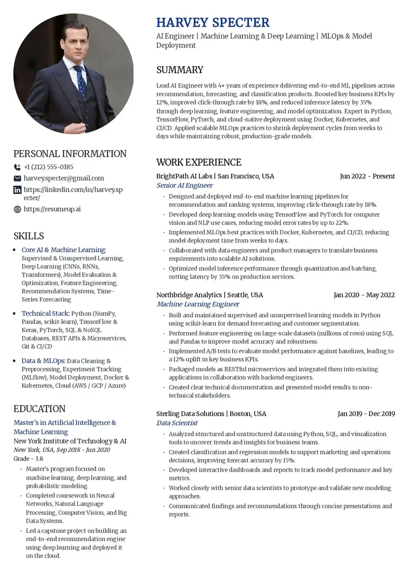 pioneer resume template