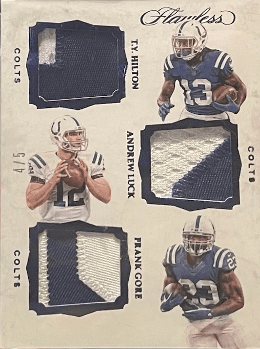 ANDREW LUCK/FRANK GORE/TY HILTON /5
