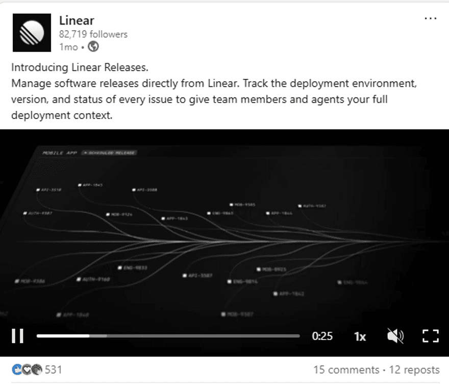 Linear on LinkedIn