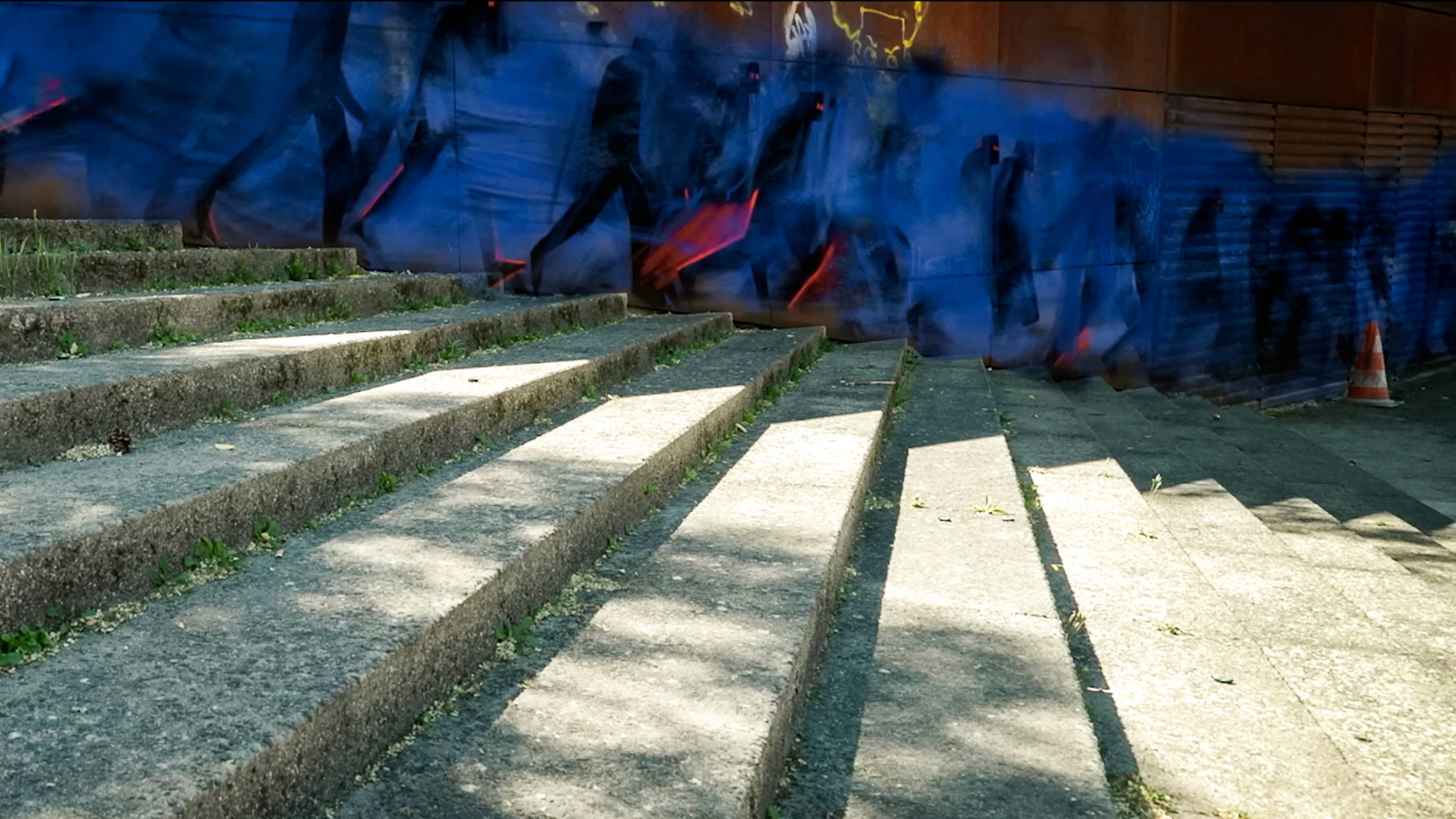 Stop motion street art from the music video for Bob Moses’s song The Blame directed by Owen Brown