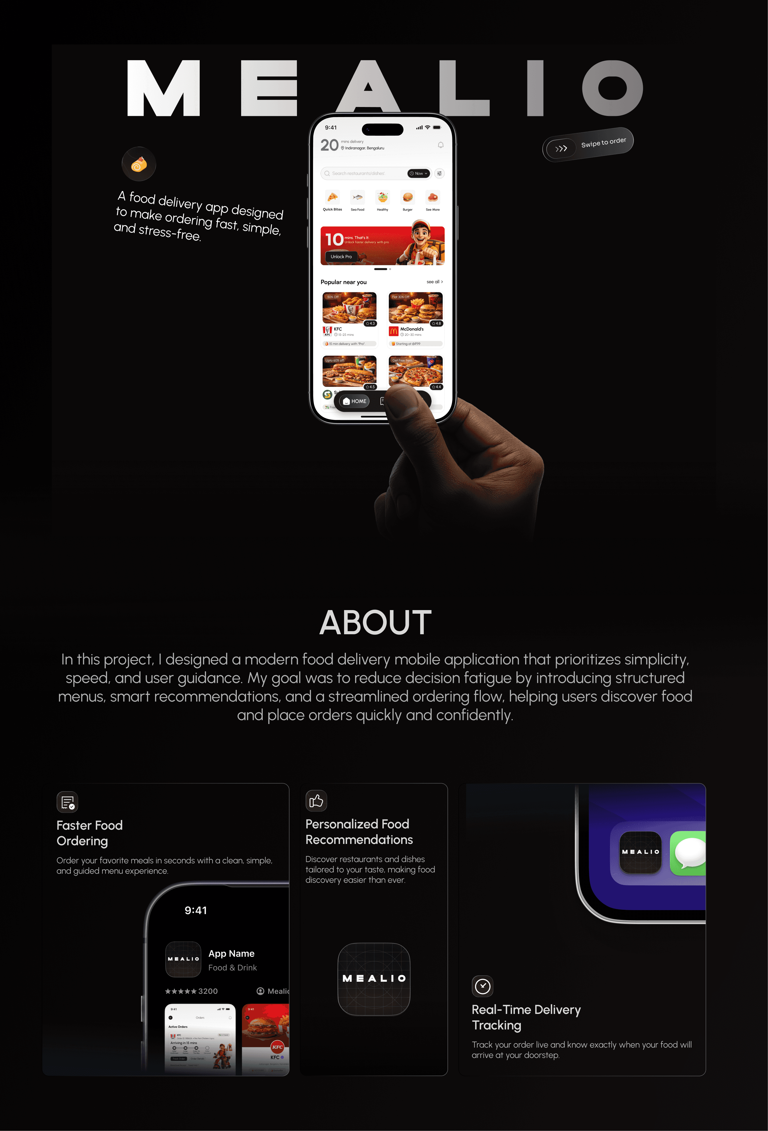 Mealio - About the Project.
