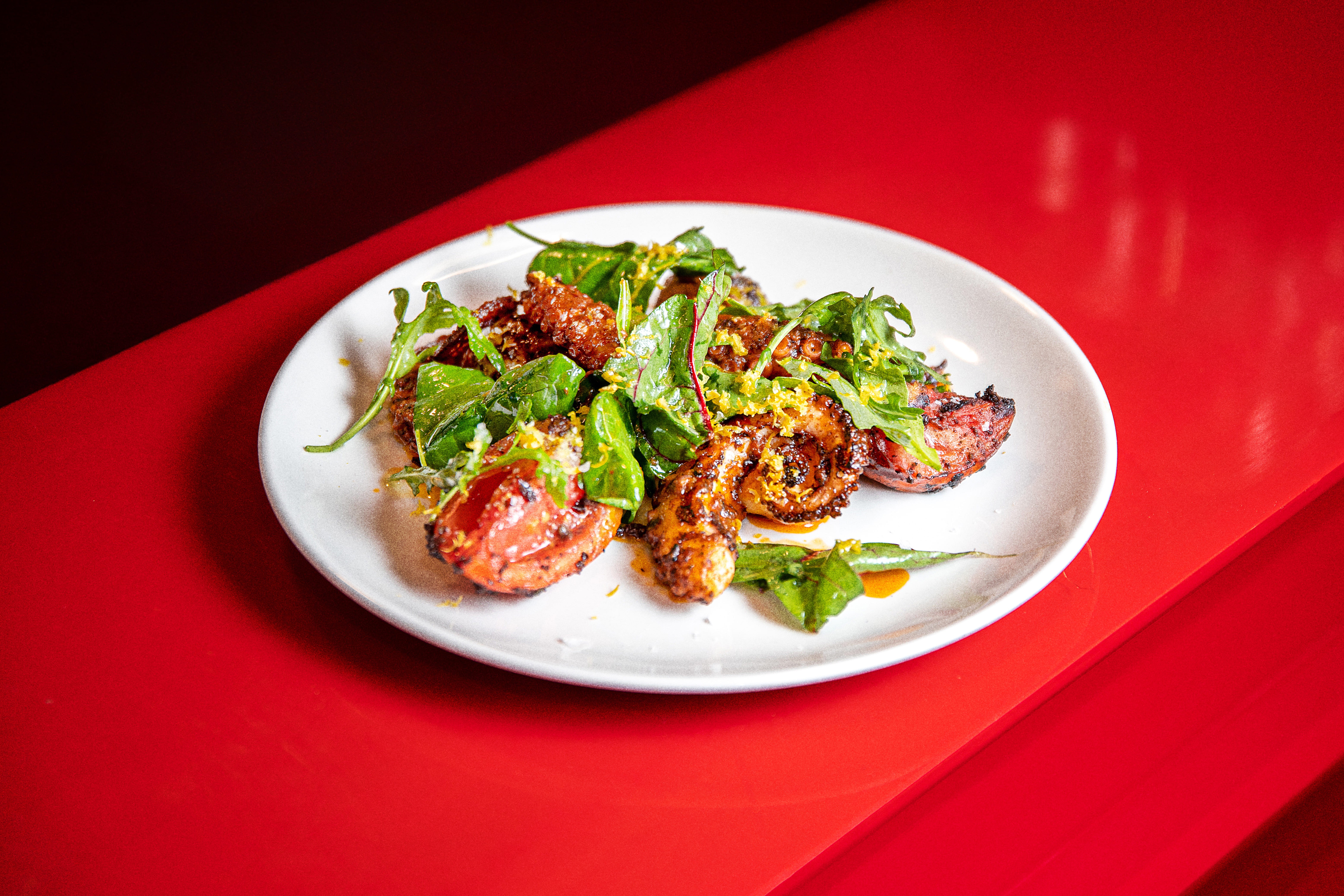 pardela restaurant octopus dish