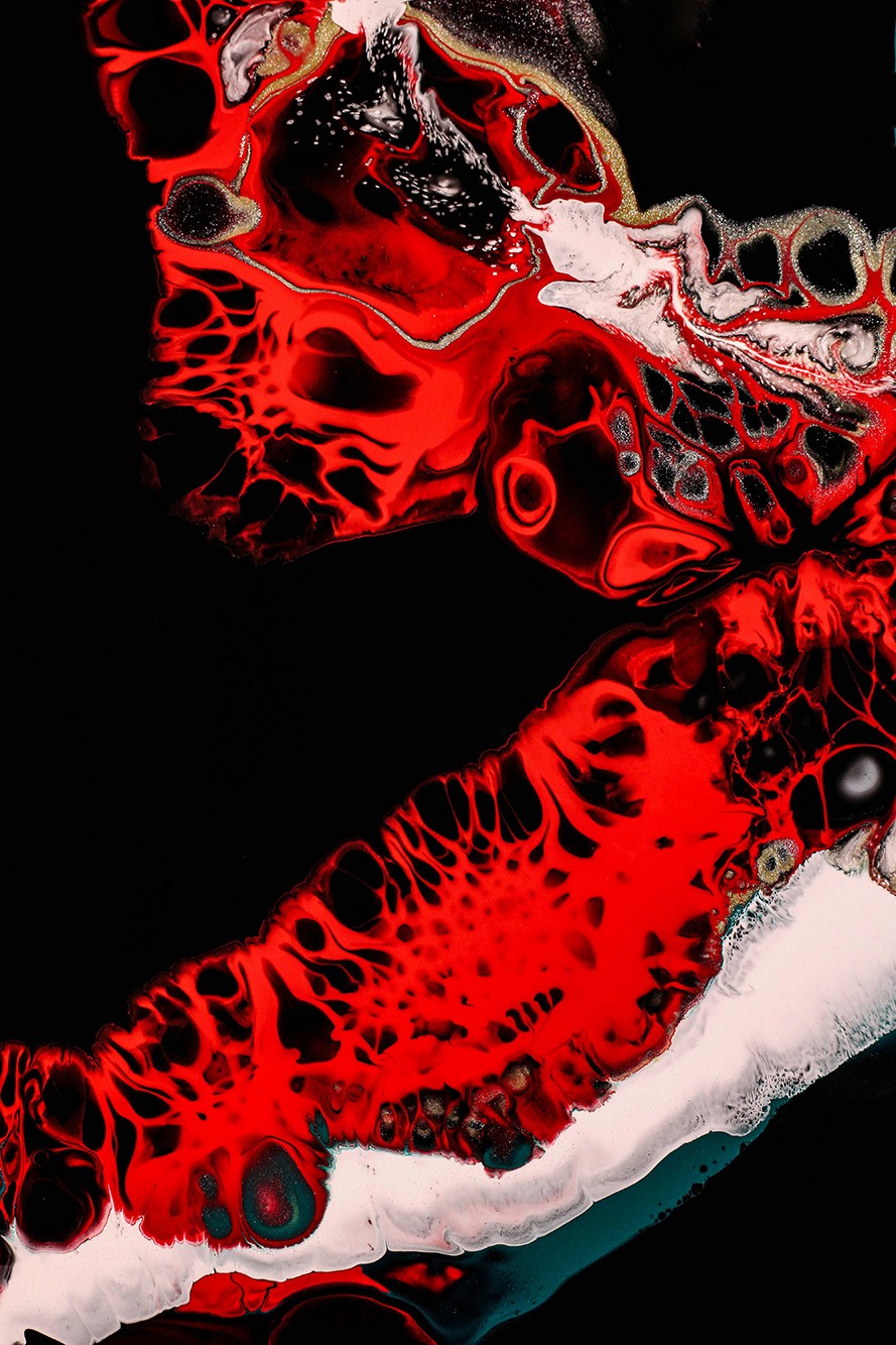 Speculative organic form blending digital aesthetics with spatial research.