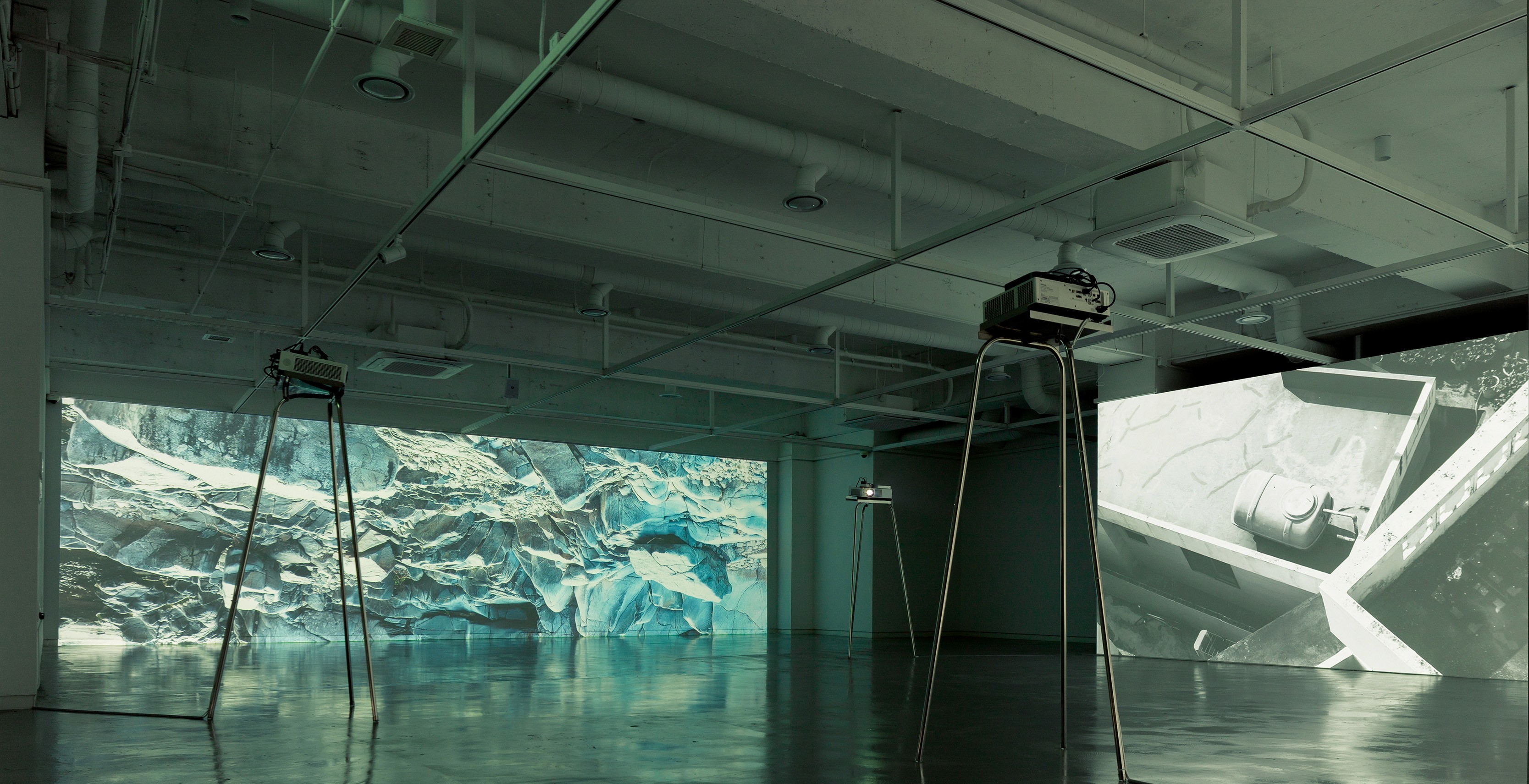 Person in white astronaut helmet with neutral background