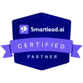 Smartlead certified partner badge