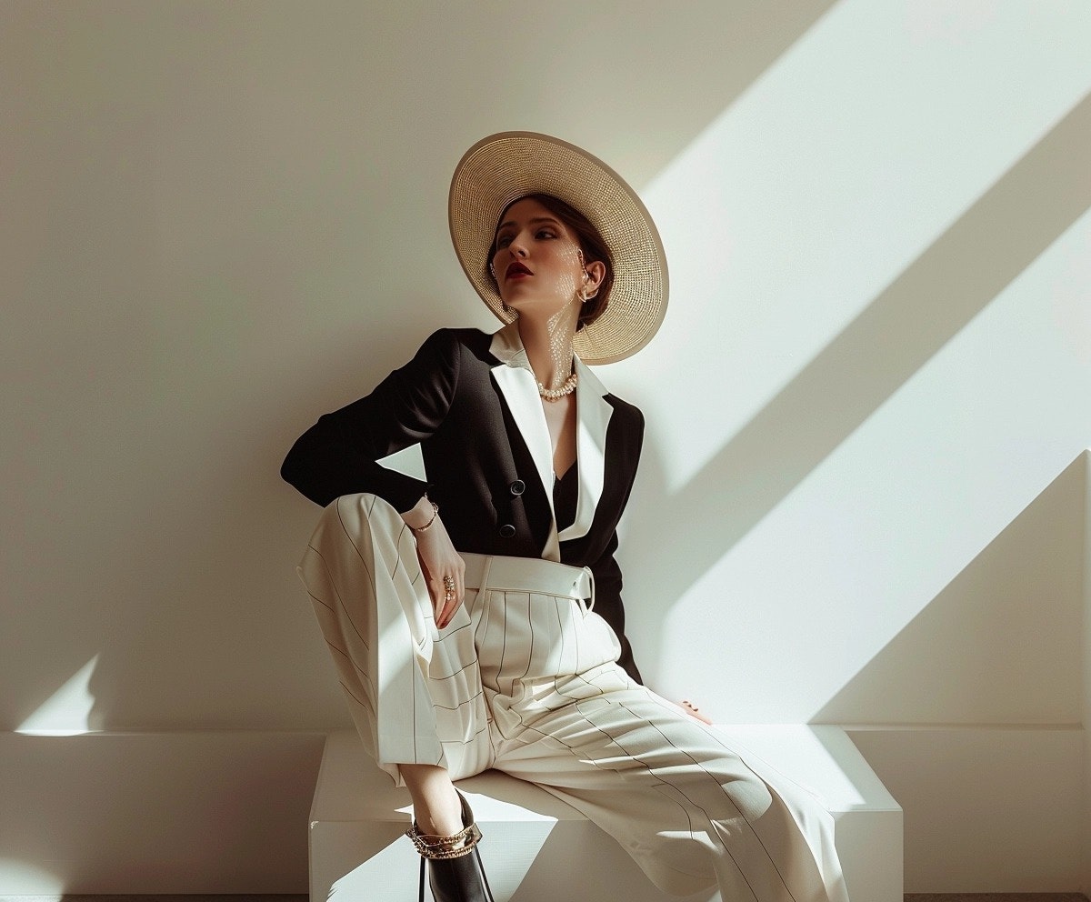 gray textile on brown wooden table