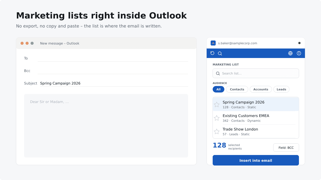 List2Mail screenshot 1