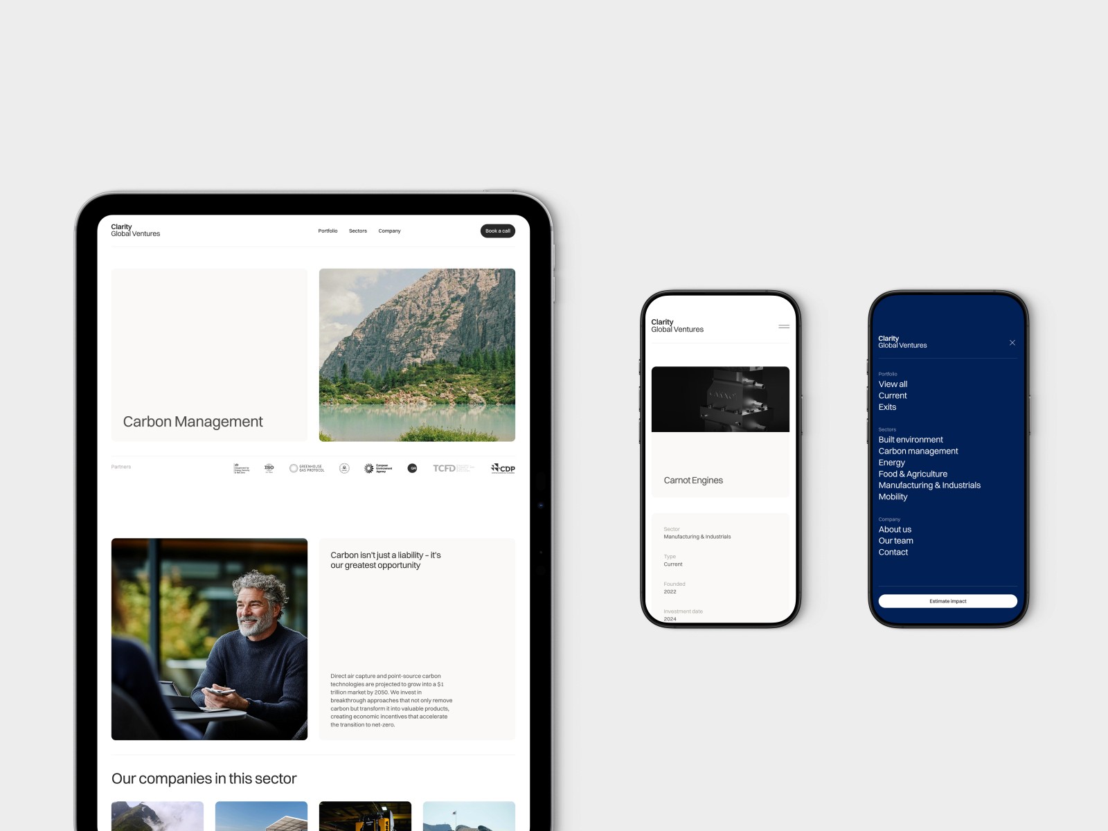 Clarity GV template preview