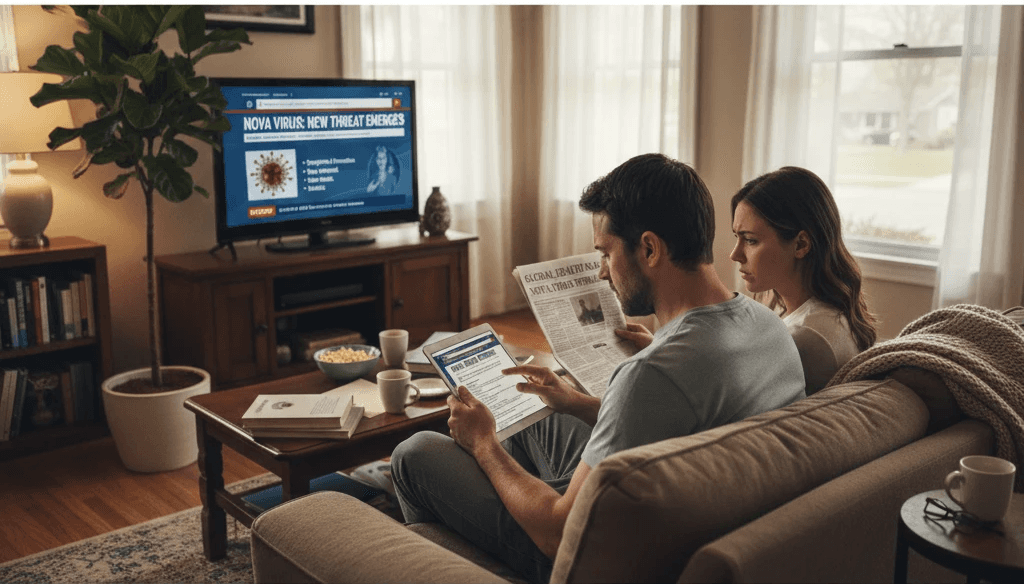 Families frustrated seeing new diseases in news channels and searching for more information.