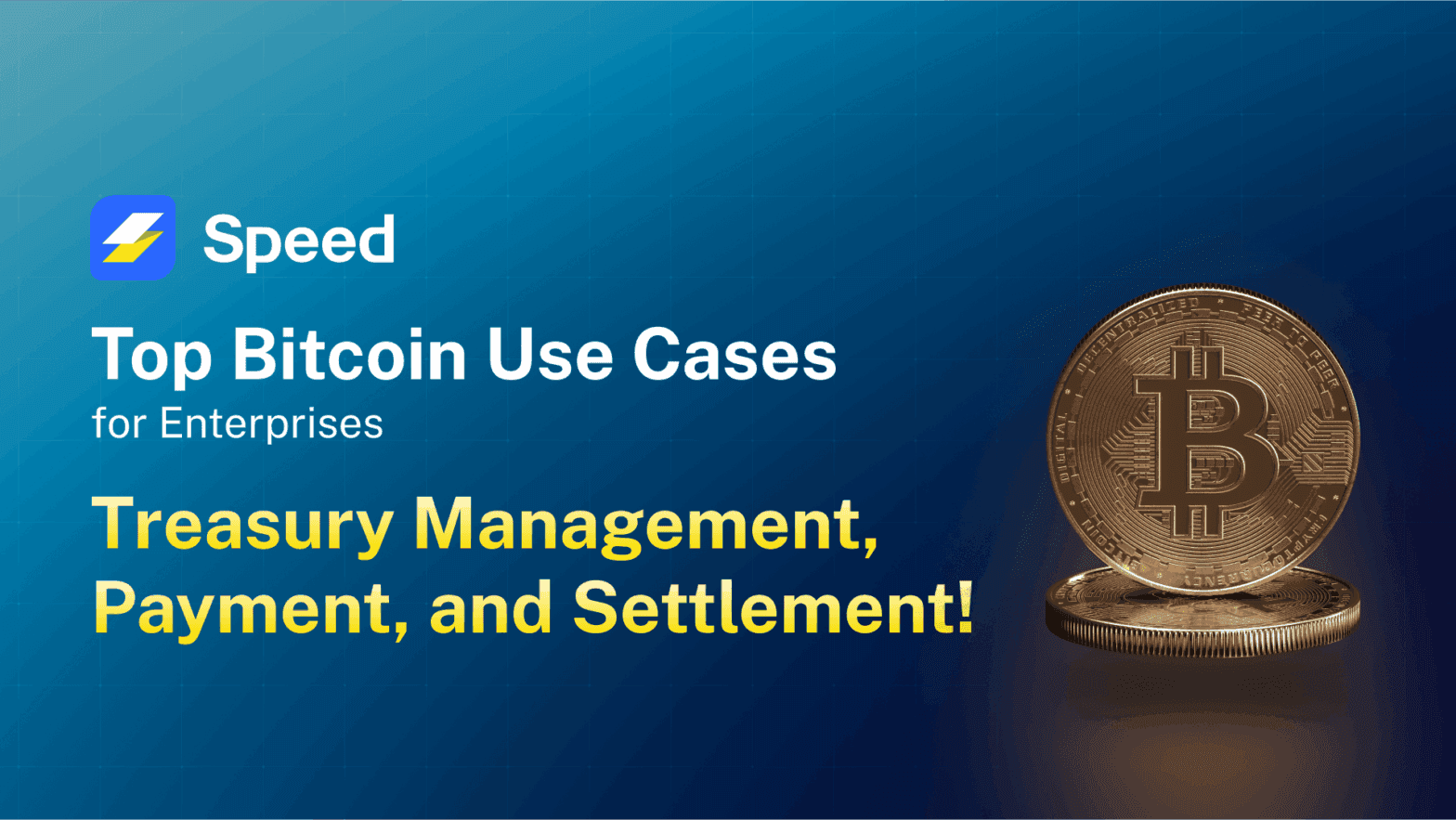 Top Bitcoin Use Cases for Enterprises: Treasury Management, Payment, and Settlement
