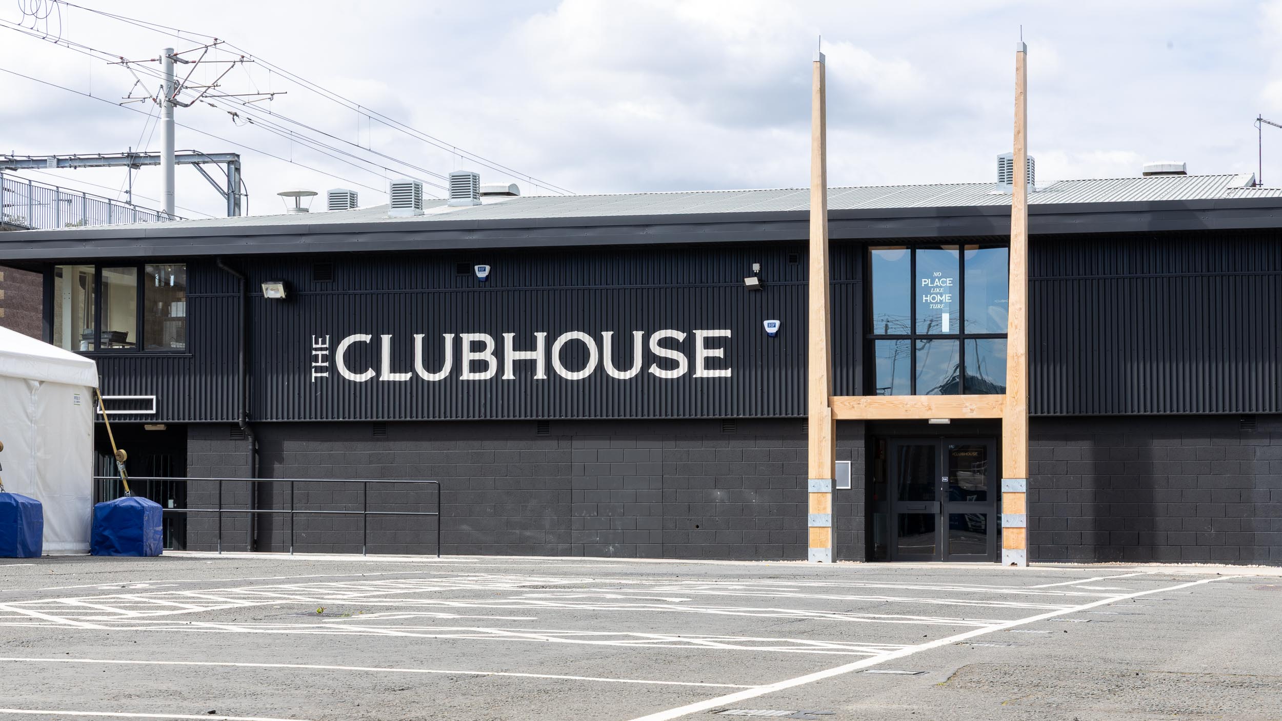 Scottish rugby hospitality spaces - brand identity design by S+Co
