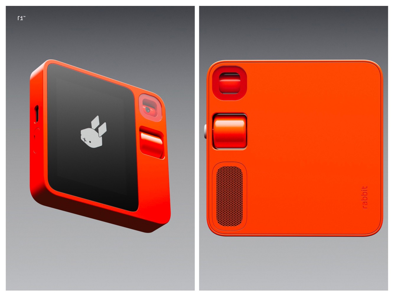 The design of the r1 in luminous orange colour