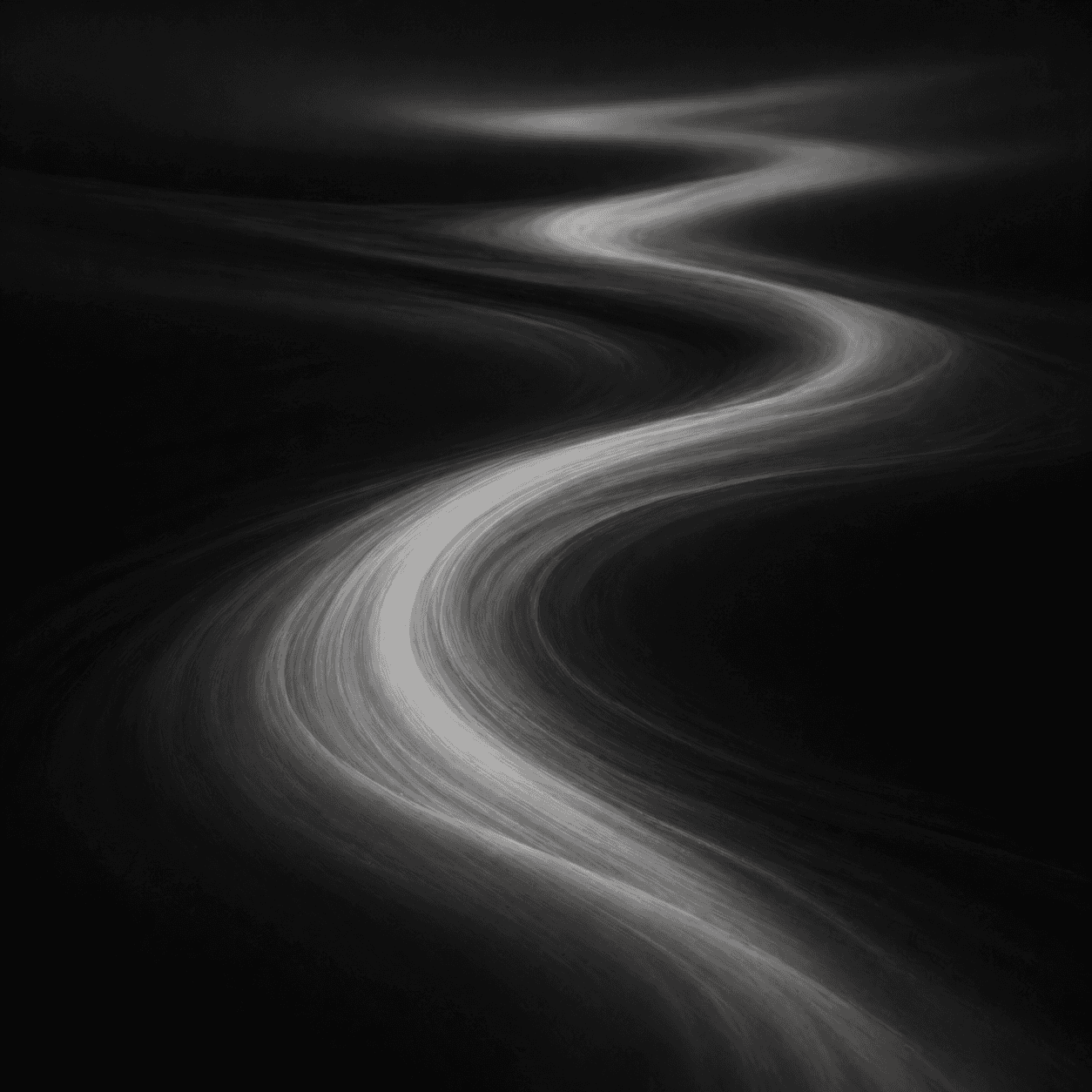 A smooth metallic abstract sphere surrounded by curved reflective shapes, symbolizing protected activity and hidden identity online.