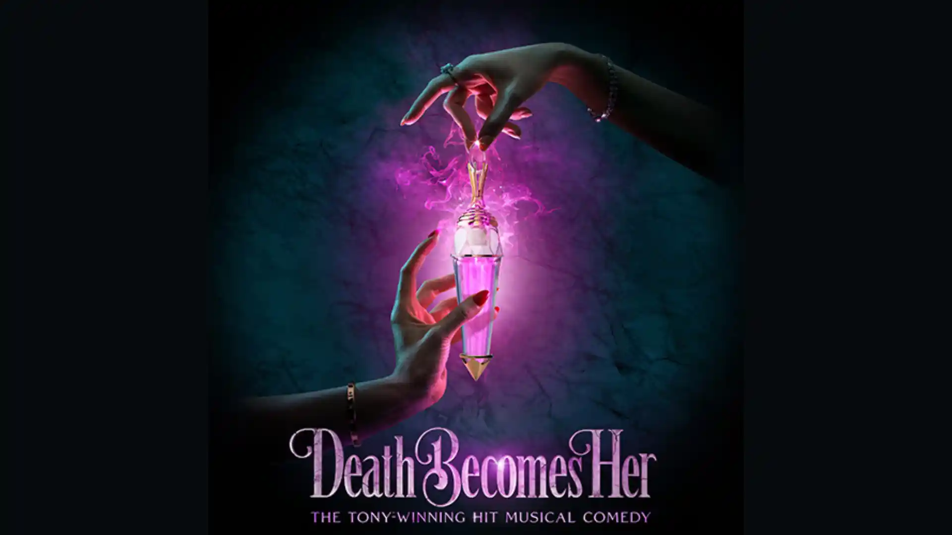 Bànner de Death Becomes Her a Broadway — l'èxit cinematogràfic de comèdia adaptat com a nou musical de Broadway