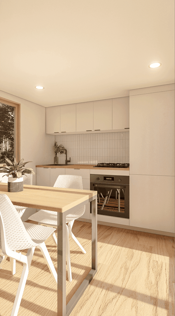 Luna 9.5m/32ft Tiny House Kitchen