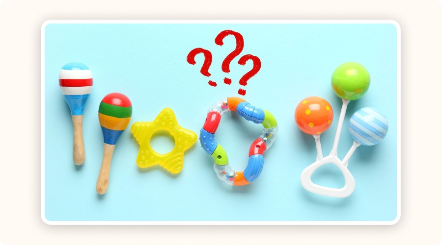 Colorful baby toys