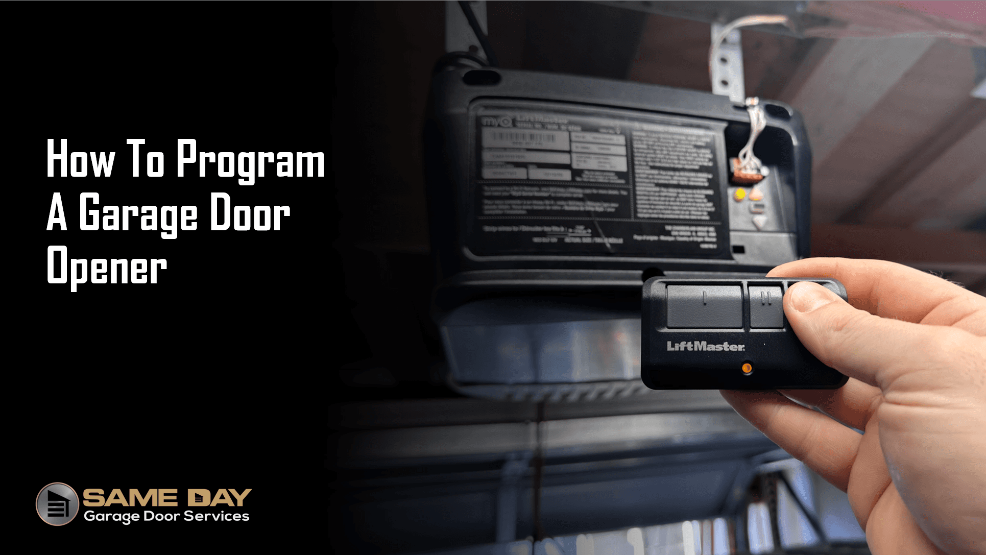 program a garage door opener|How To Program A Garage-Door Opener||program a garage door opener