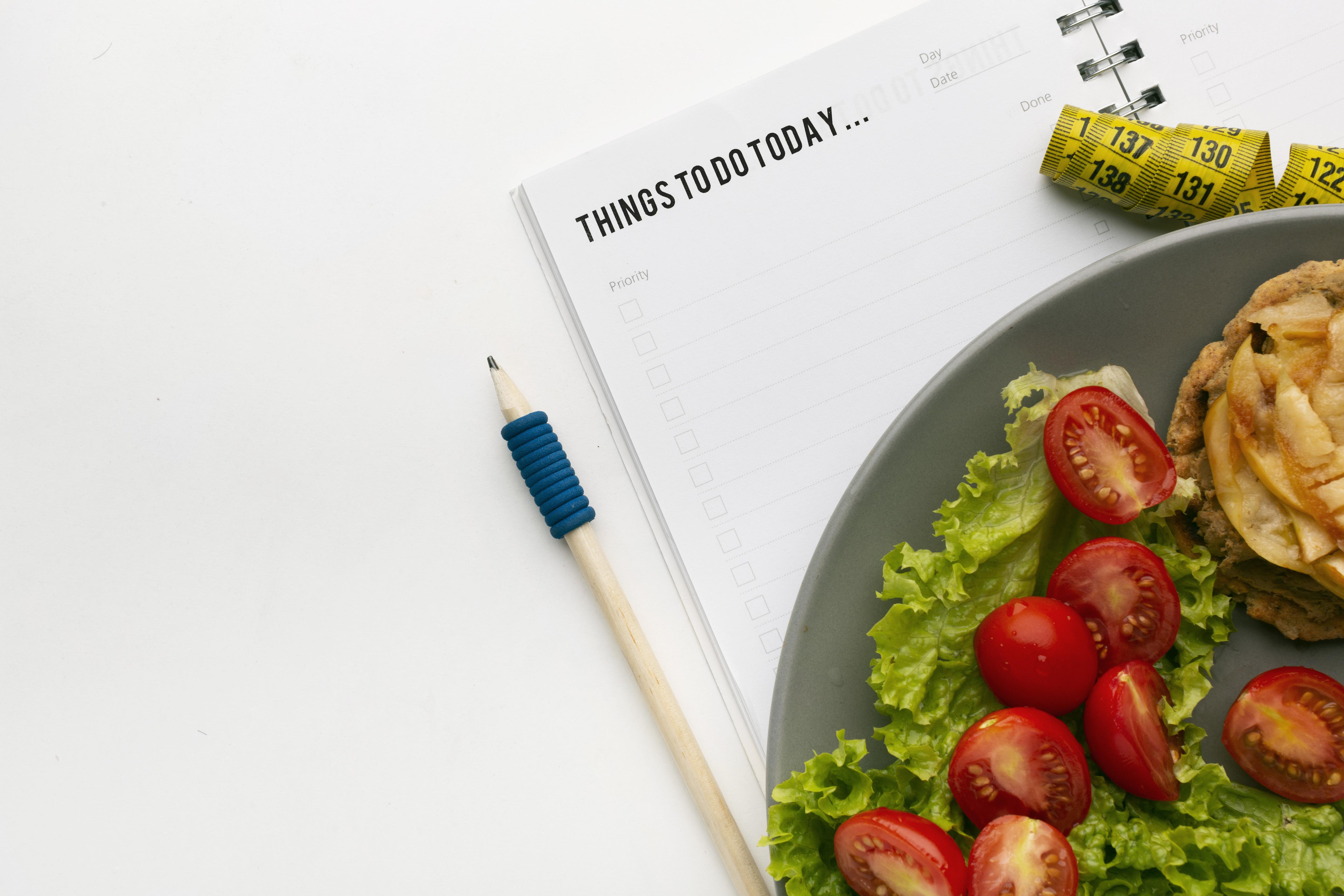 A visual representation of meal planner