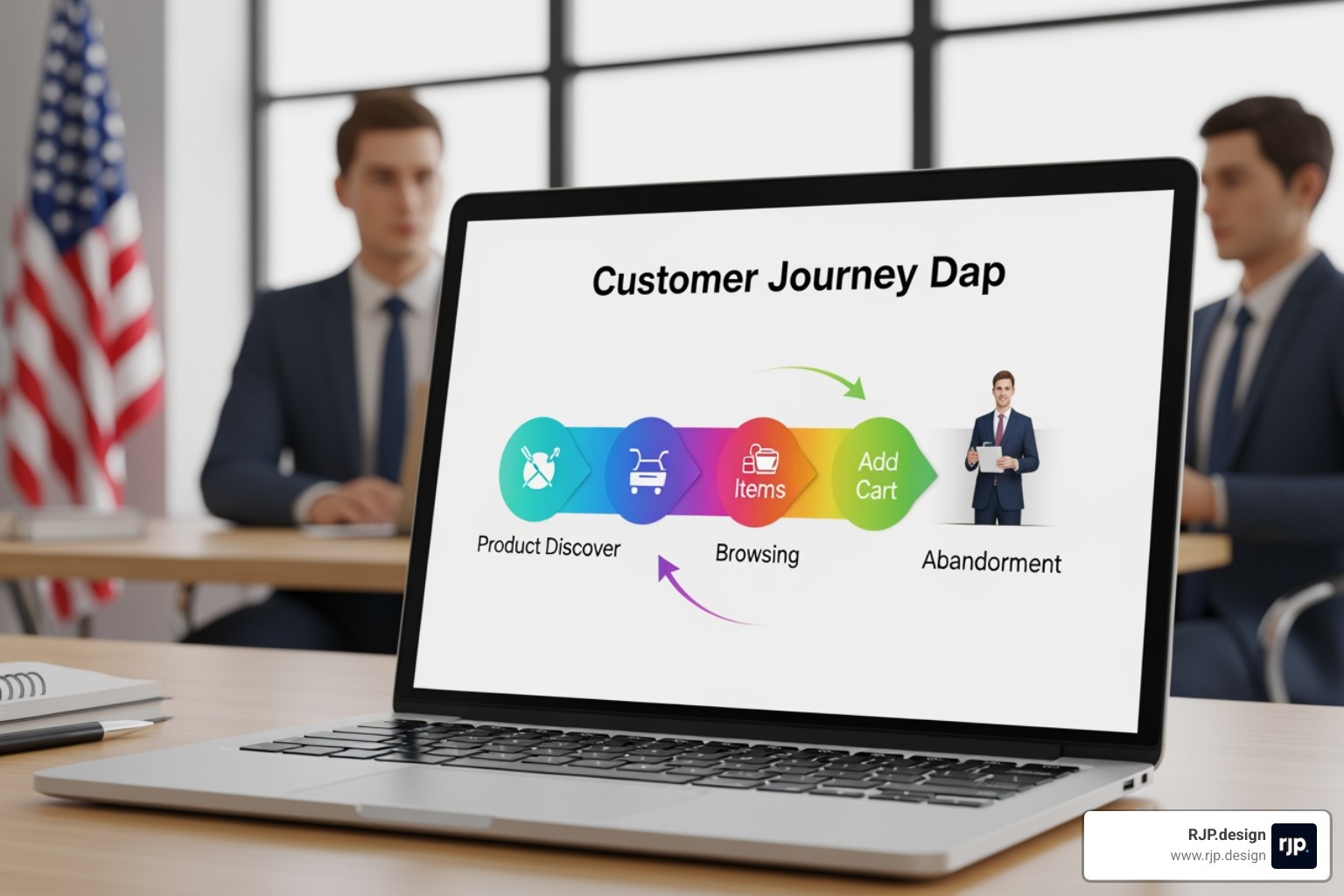 customer journey map showing the path from product discovery to cart abandonment - abandoned cart recovery