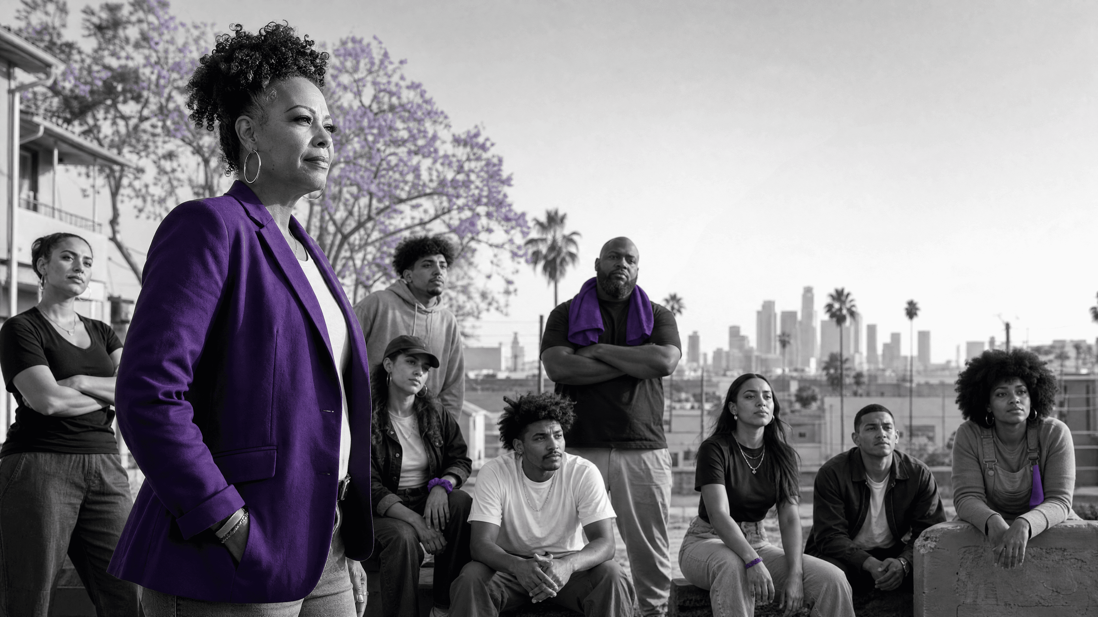 South Los Angeles community members gathered with confidence and purpose.