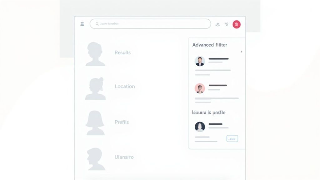 Screenshot from https://www.linkedin.com/search/