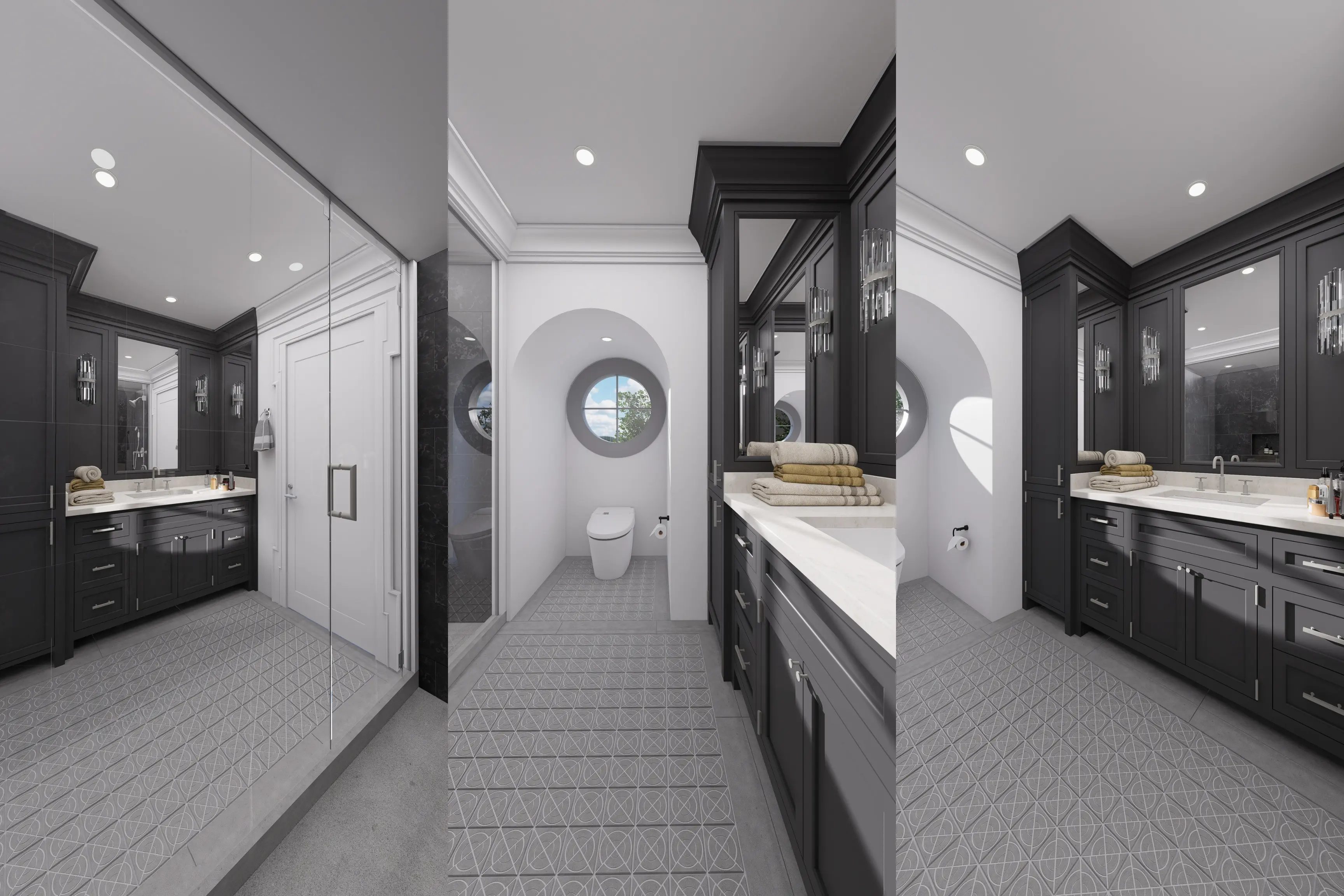 Renders of bathroom