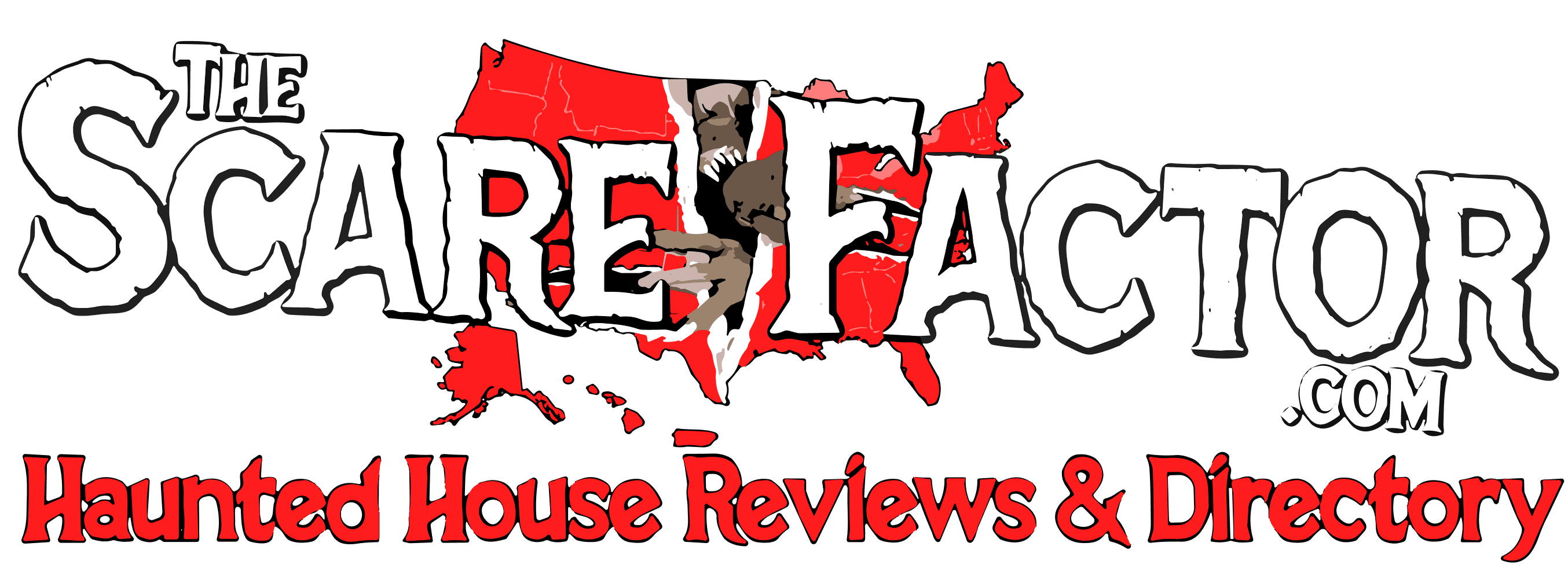 The Scare Factor haunted house reviews logo