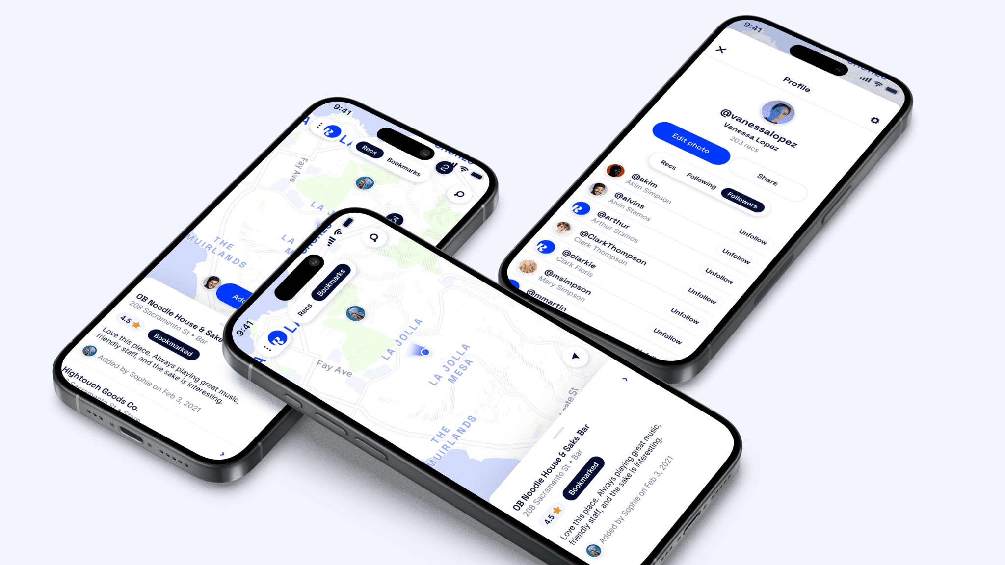 Screenshot of the Roam Club bookmarks feature