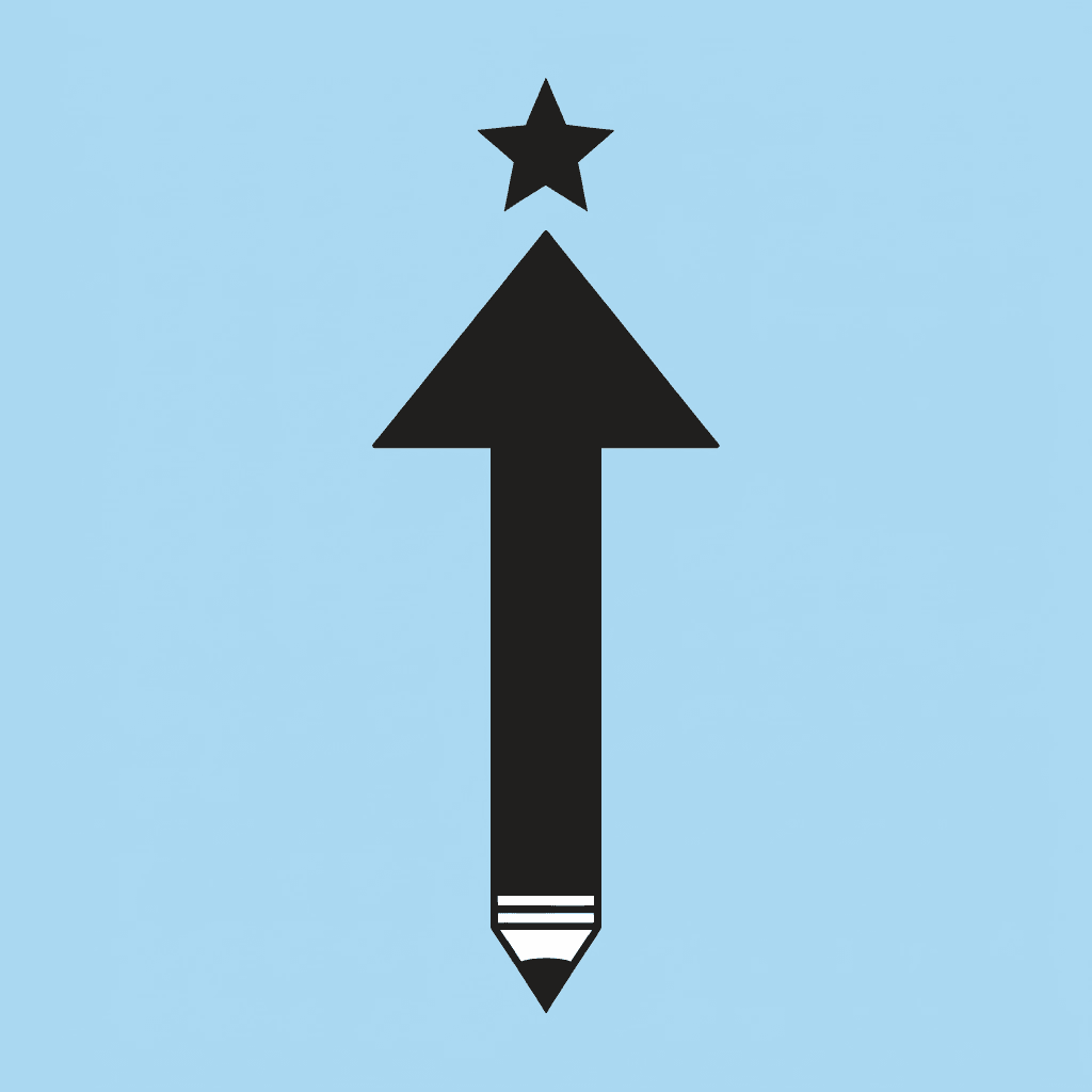  Upward arrow showing progression from fine motor skills to school readiness and academic success - Fall Coloring Pages, Preschool