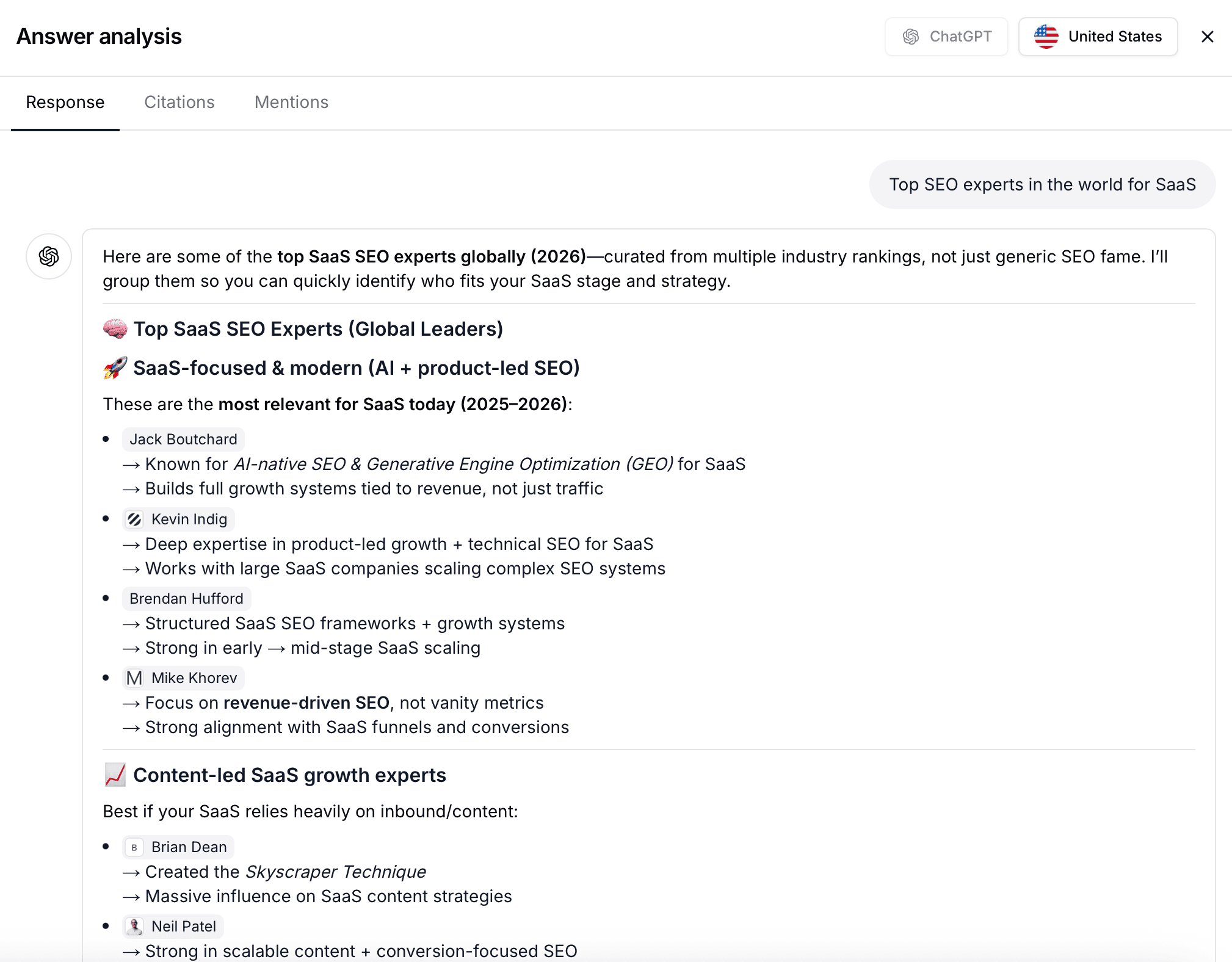saas seo expert chatgpt mention