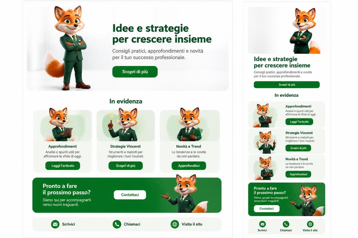 Newsletter content structure