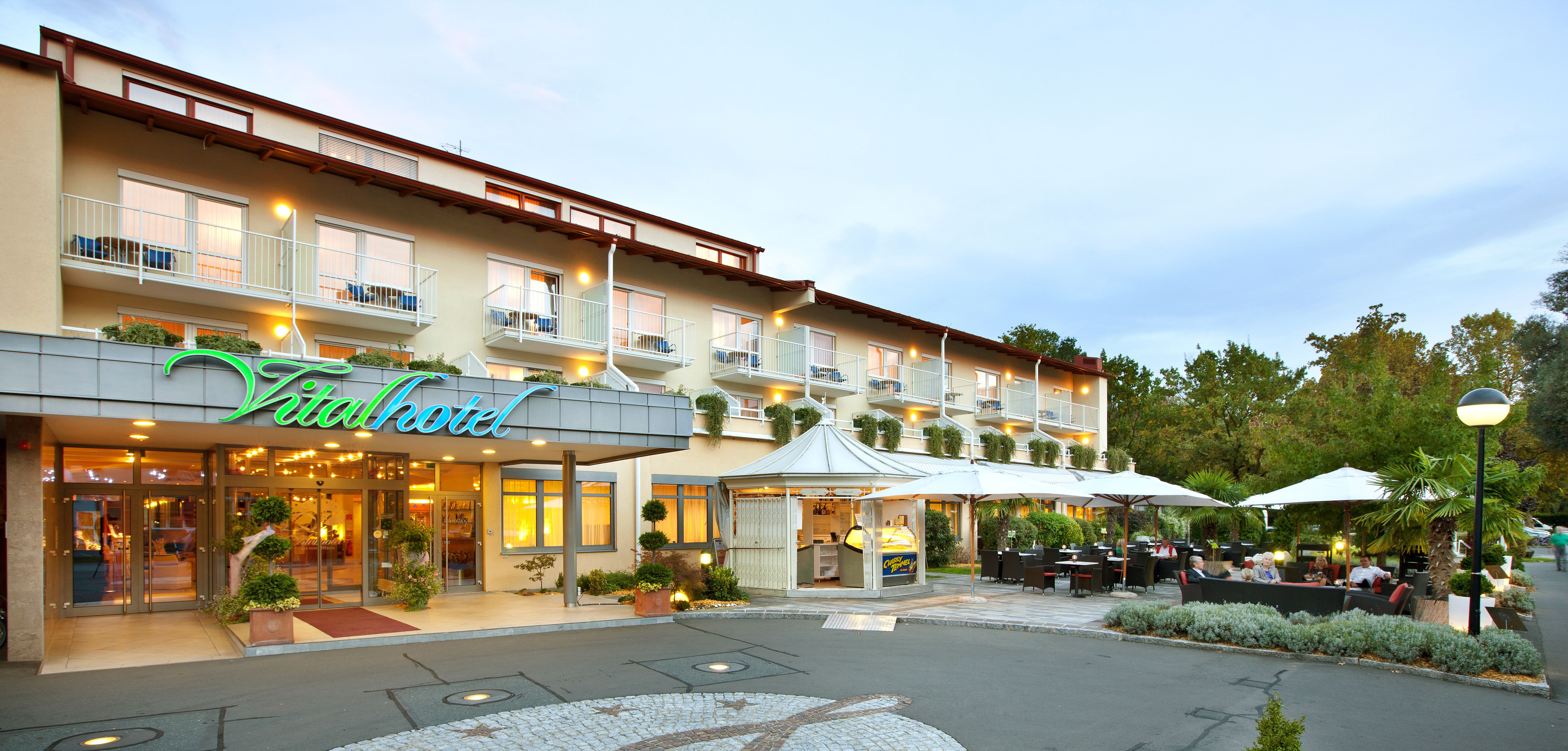 Zunanji pogled na Vitalhotel der Parktherme