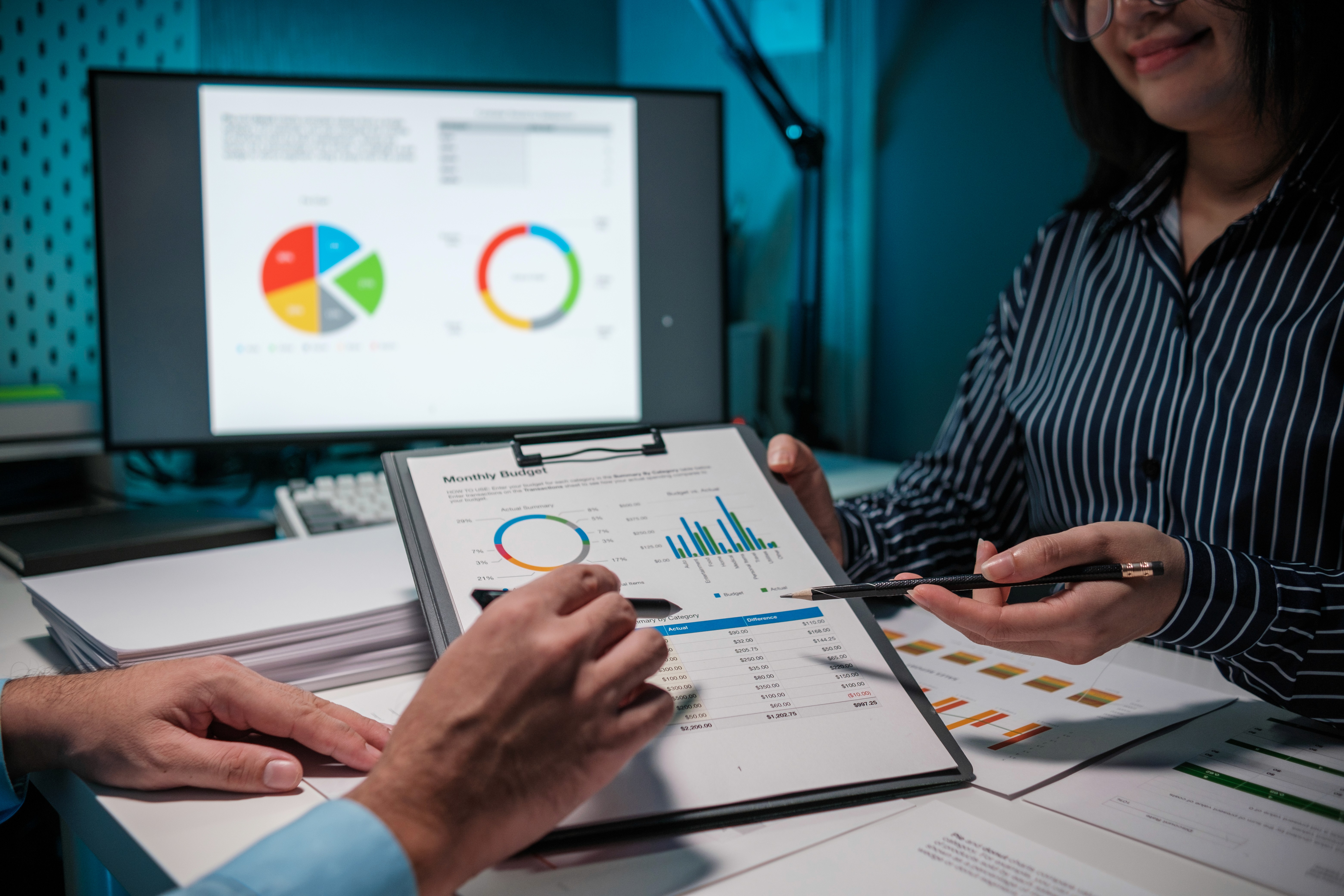 a chair and table in a room