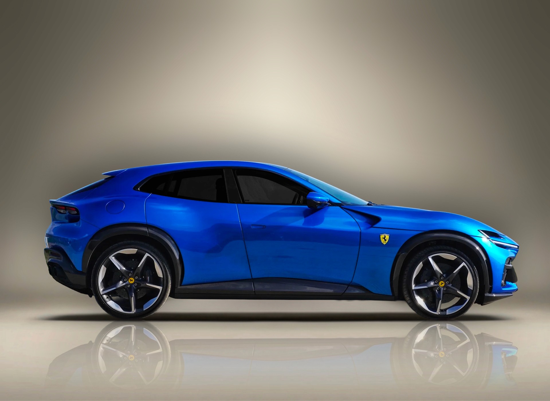 Location Ferrari Purosangue Bleu à Dubaï – Keyz Rent | SUV