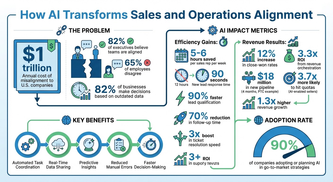 AI Impact on Sales and Operations Alignment: Key Statistics and ROI