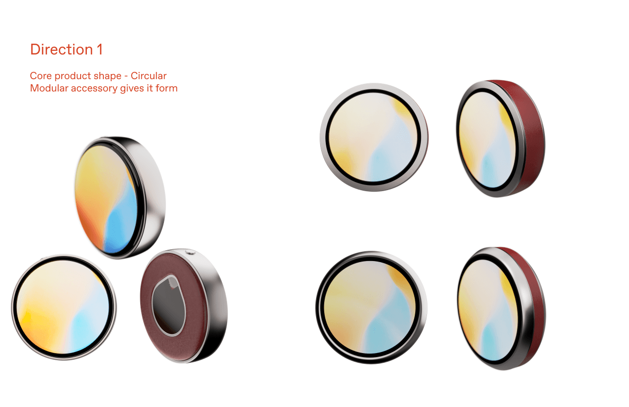 Circular core with modular accessories