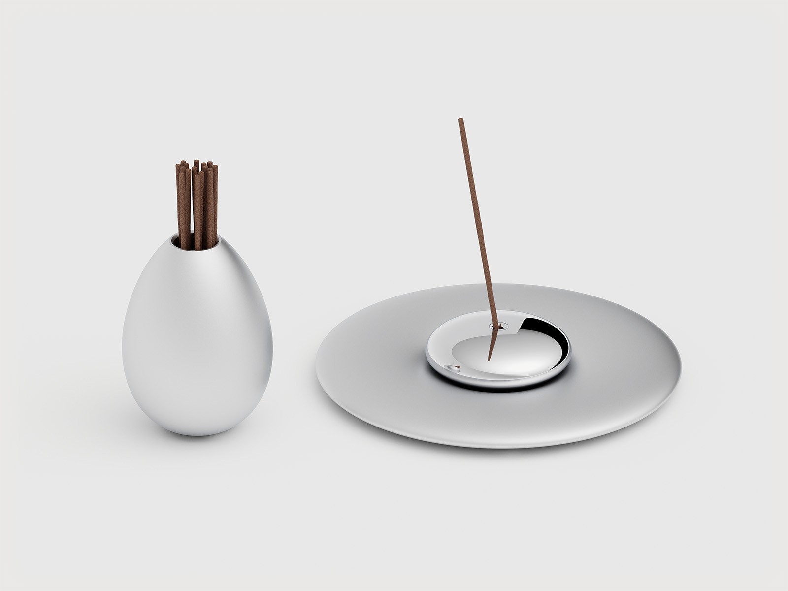 Kyoto Incense Set Silver