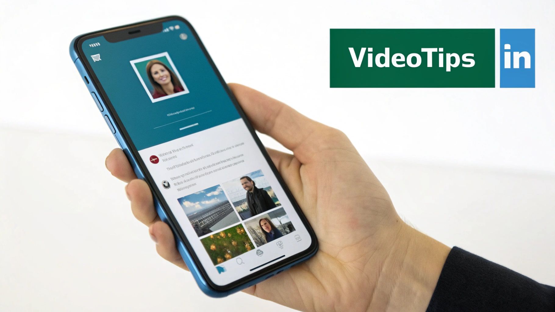 Man filming a video on his phone