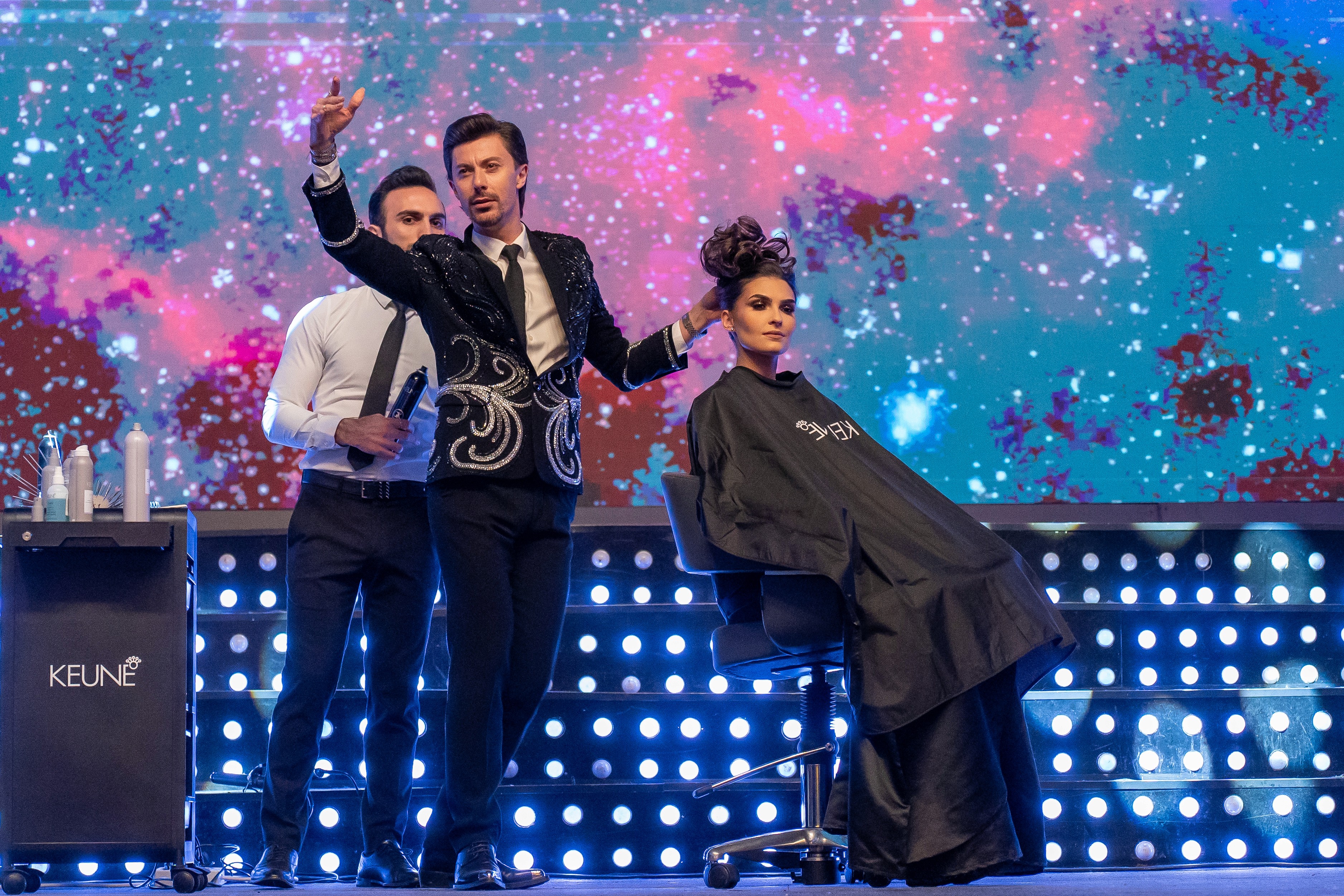 a building with trees and plants